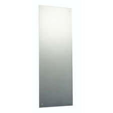 120 x 45cm Rect.Mirror with Pre-Drilled Holes & Chrome Cap Wall Hanging