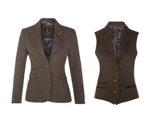 Womens Tweed Herringbone