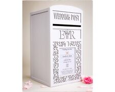 ERII & CRIII Personalised Royal Mail Wedding Card Post Box - Wedding Post Box
