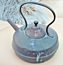 1800's Antique Copper Squat Kettle Uncleaned Condition Unmolested Ornamental