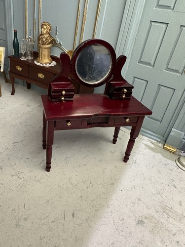 Dolls house mahogany period - dolls,