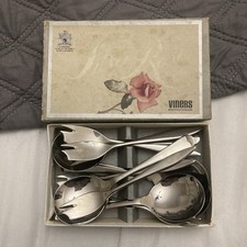 Vintage Silver Rose Viners