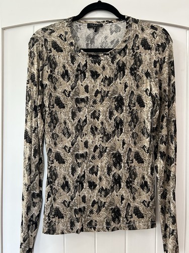 Rag bone snake skin top - snake,