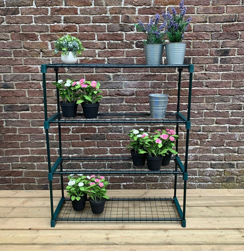 Greenhouse staging shelving - greenhouse,