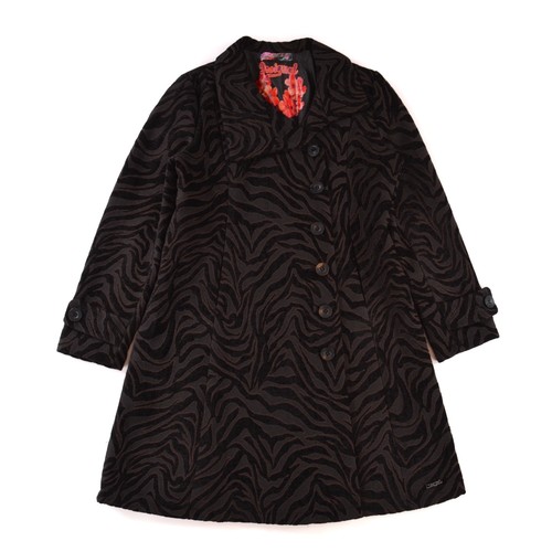 Desigual black brown velvet - brown,