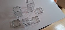 Stackable square glass jars - stackable,