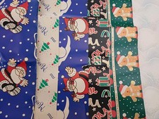 Vintage Gift Wrap 5 Sheets 80s