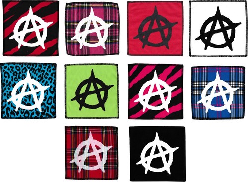 Anarchy punk sew - punk, sew-on