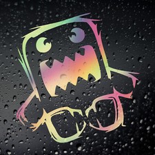 Angry Domo Kun Gold Oil Slick