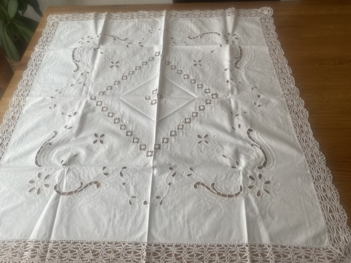 Vintage white cotton - vintage,