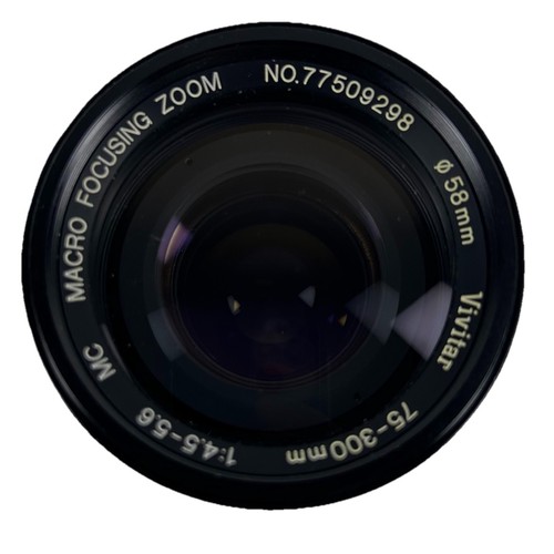 Vivitar 300mm f5 6 - 75-300mm, f4.5-f5.6