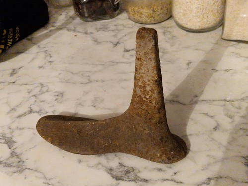 Iron shoe anvil - anvil, foot