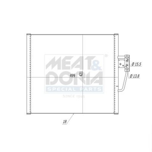 Condenser fits bmw - ac,