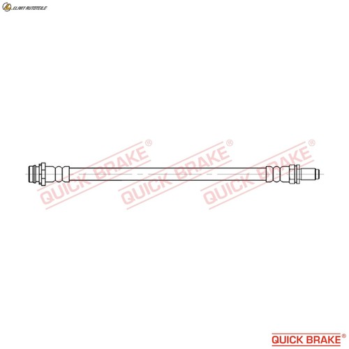 Brake hose 049 for - hose, 37.049