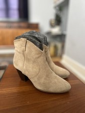 ASH Jalouse Taupe Suede Western Ankle Boots: UK: 3.5.European:36 OG price: £155.