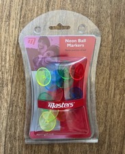 Masters Golf Neon Ball Markers - Golf Accessories - New