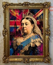 Queen Victoria Pop Art Paint