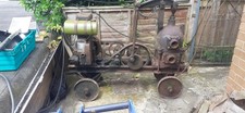 Lister D complete pumping set with Chalmers slurry pump, barn find, steam rally