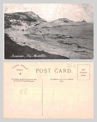 Vintage postcard swansea - postcard,