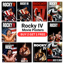 Rocky movie poster - rocky, iv