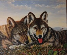 "Wolves" by Watson 20x24