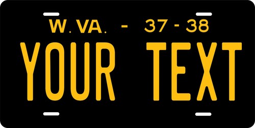 West virginia 1937 license - virginia,