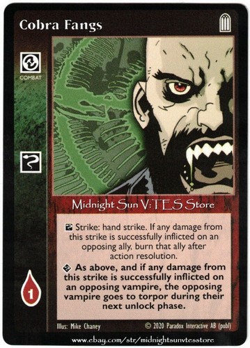 Cobra fangs tes vtes vampire - v:tes,