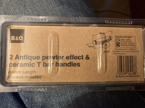 Antique pewter ceramic - b&q,