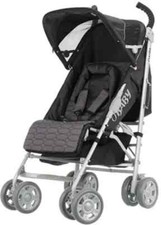 Aura by OBABY Deluxe Stroller Black for new born to 3 years