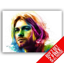 KURT COBAIN NIRVANA POSTER ART