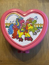 Vintage 1993 Bluebird, My Little Pony Lunchbox Flask Drinker Plastic Rare  MLP￼