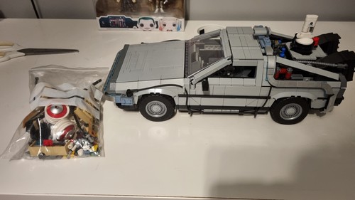 Lego icons delorean time - lego,