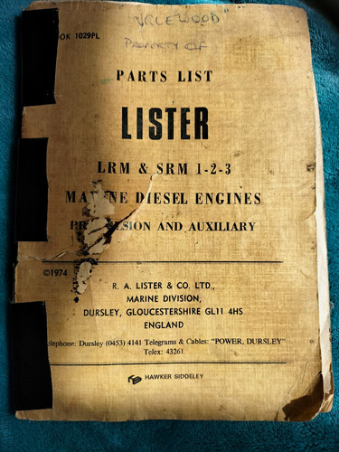 Lister lrm srm 2 - &, marine