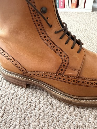 Barker brogue boots size 7 - brogue,