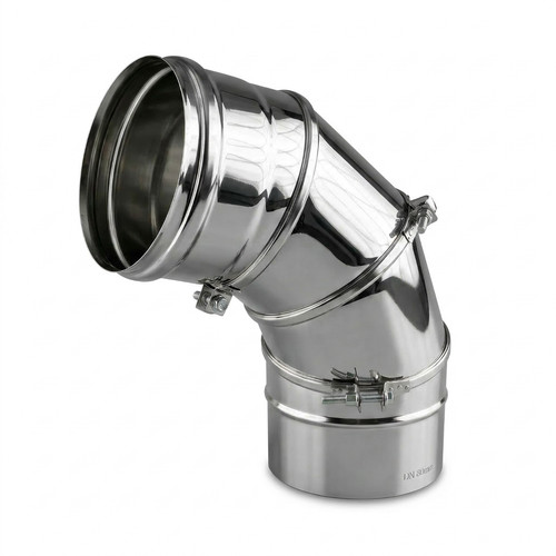Chimney adjustable elbow flue - chimney,