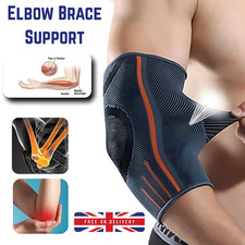 Elbow Support Brace Compression Sleeve Tennis Golfer Gym Arthritis Pain Relief