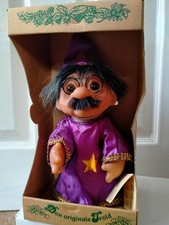 Rare NEW Unboxed Vintage Dam Norfin  Wizard Granded Troll. 1977.23cm
