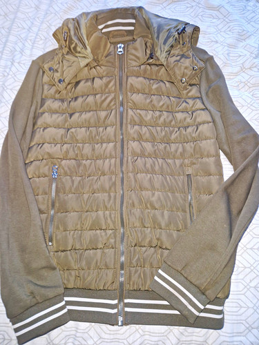 Zara man khaki - khaki, zip