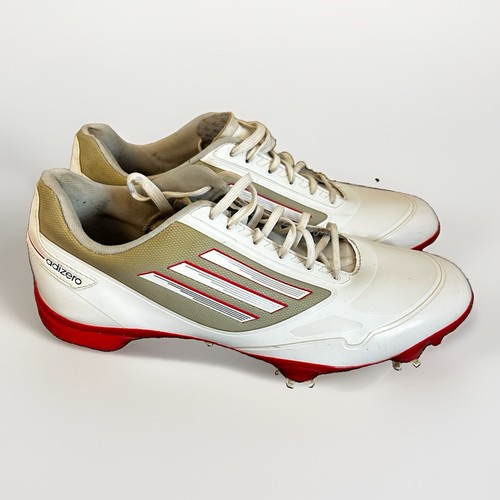 Adidas adizero one - white, red