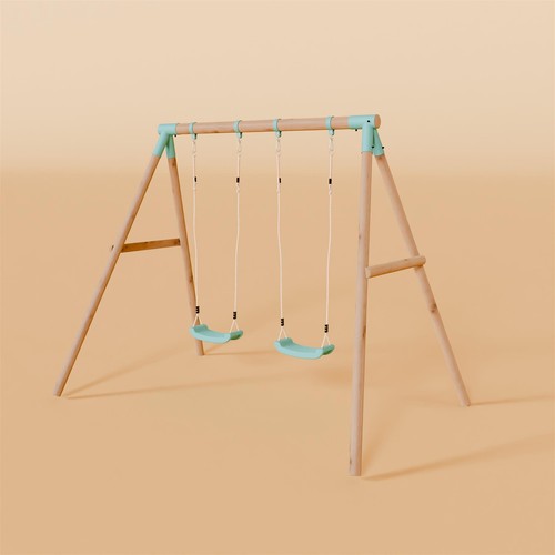 Double swing set - double, wildwood