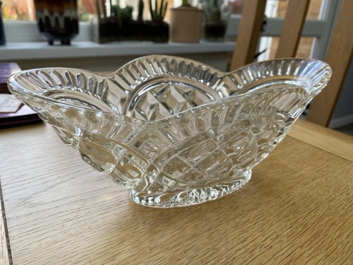 Art deco pressed fruit bowl - fruit,
