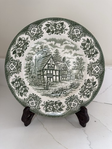 Staffordshire ironstone plate - staffordshire,
