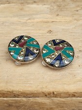 Vintage Blue Green Enamel