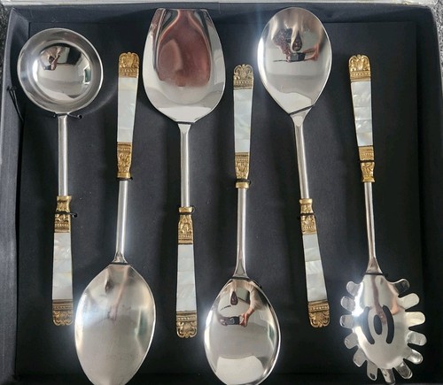 6pc vintage serving utensil - 6pc,