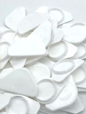 35mm Winged White Hinge Hole Cover Caps Kitchen Cabinet Cupboard Door Blanking