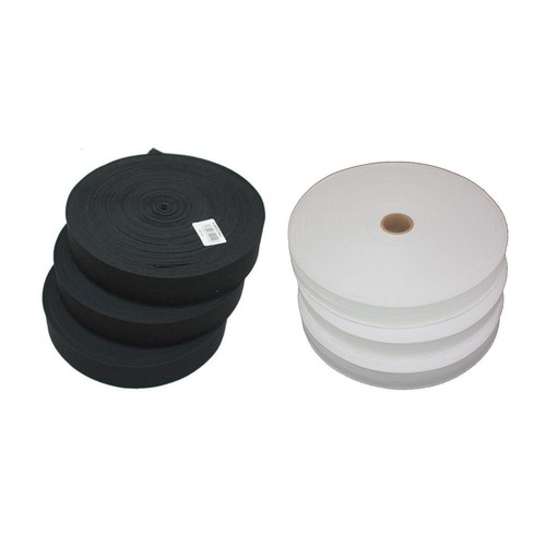 25mm inch wide flat black - /,
