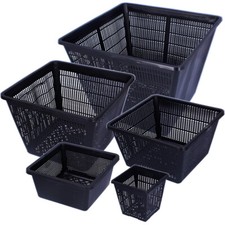 Pond Plant Baskets Square Plastic Planter Pot Garden Fish Pond Durable Strong