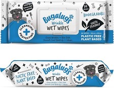 BUGALUGS Wrinkle Dog Wipes for