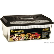 Exo Terra Faunarium Flat Medium Plastic Reptile Spider Invert Tank Holding