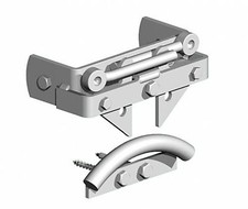 Galvanised uni latch two way - latch,